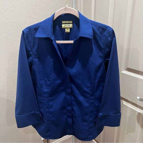 * Taylor Gold Label Non-Iron 3/4 Sleeve Button
Front Shirt - Picture 3 of 16